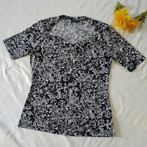 East 5th women's floral top S